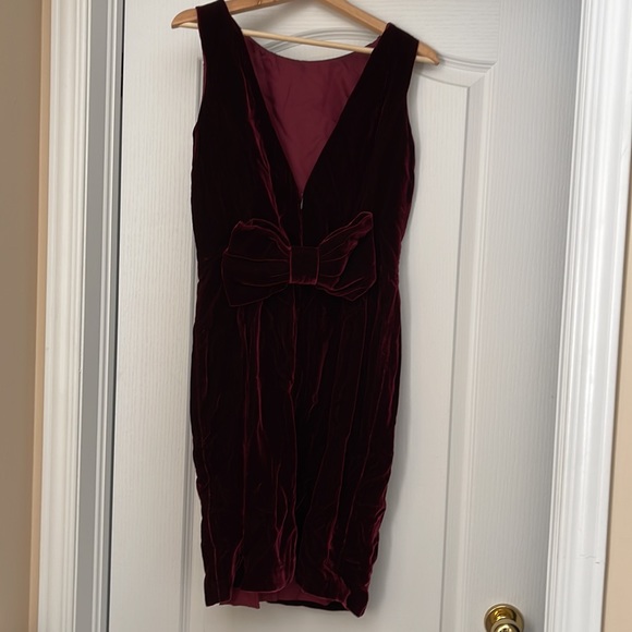 Plum Velvet Chetta B evening Dress Vintage -  New - Picture 2 of 3
